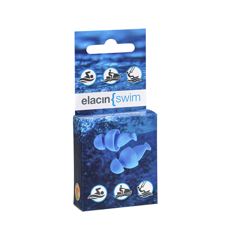 Elacin Universal Swim korvatulpat uimiseen ja vesilajeihin.