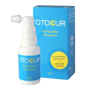 Korvasuihke Otocur 30 ml - korvatulehduksiin ja Ƥrsytyksiin.